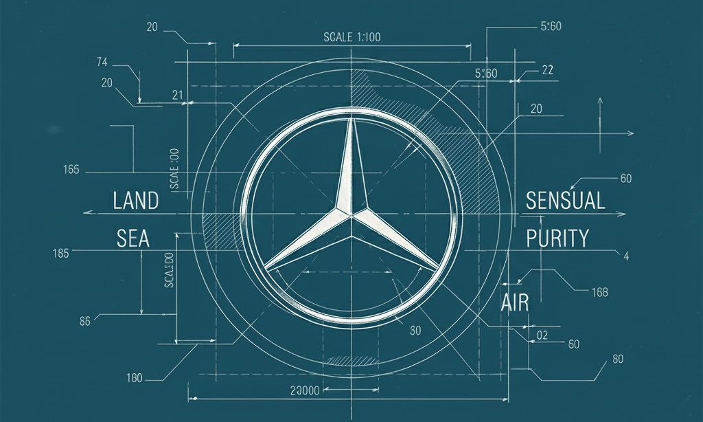 رمزگشایی لوگو و هویت مرسدس بنز