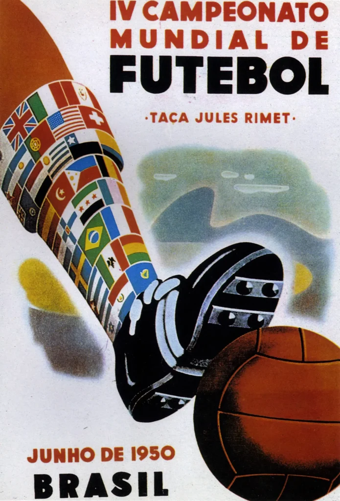 پوستر رسمی جام جهانی 1950 - برزیل